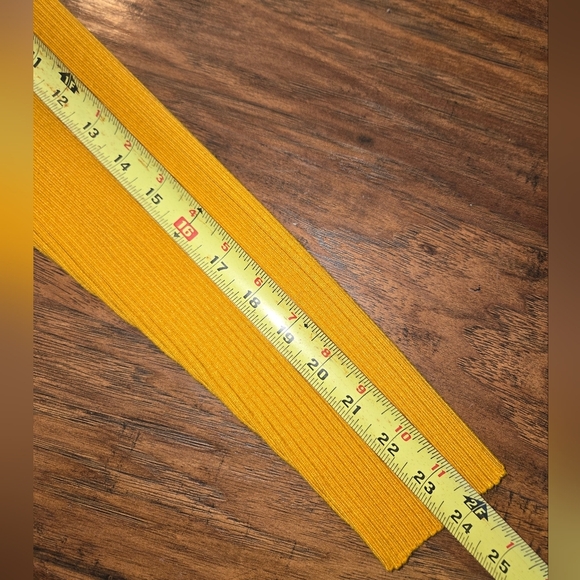 Karl Lagerfeld Yellow Button-Up Ribbed Women's Sweater - Picture 5 of 10